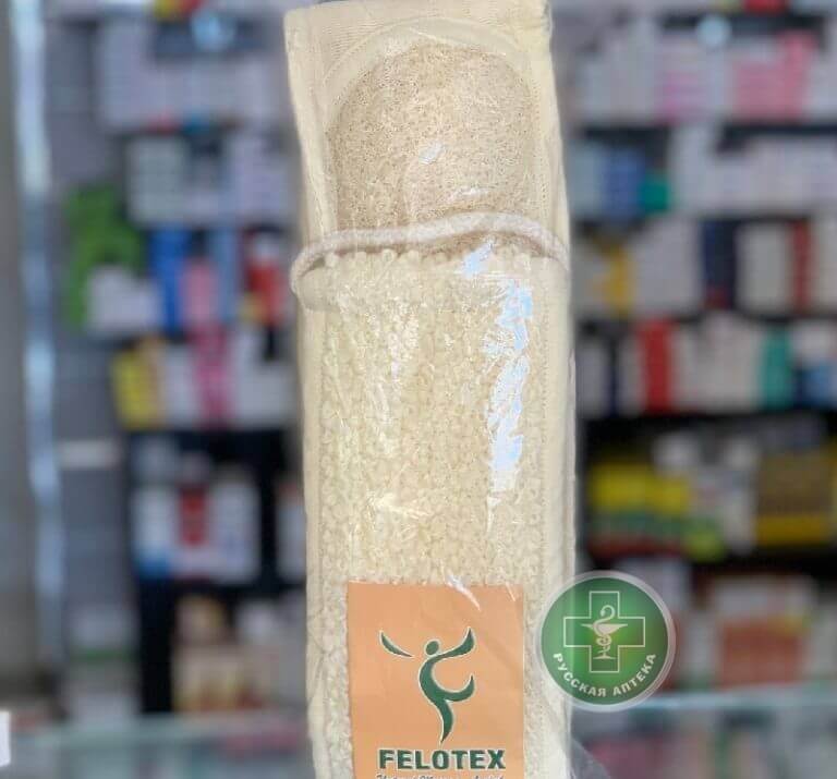 Felotex Natural loofah washcloth 1 piece