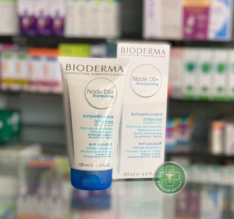 Bioderma Node DS+ Шампунь против перхоти, зуда и шелушения кожи головы 125 мл