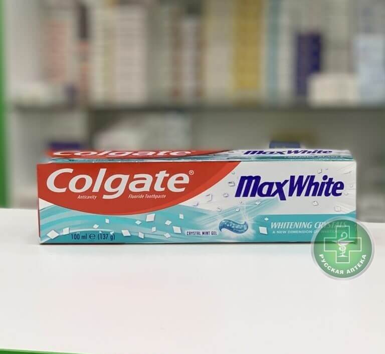 Colgate Зубная паста Максимальное отбеливание 100 мл