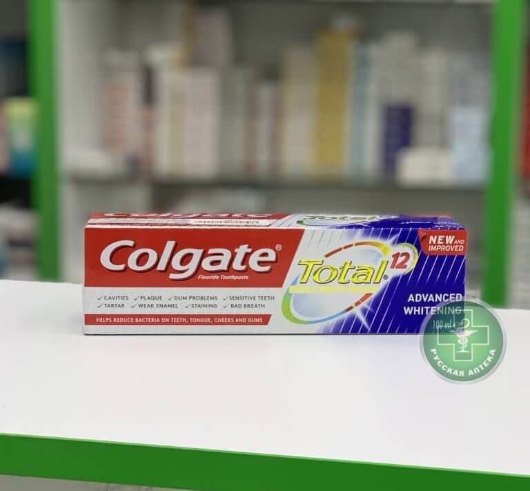 Colgate Total 12 Зубная паста Усовершенствованное отбеливание 100 мл
