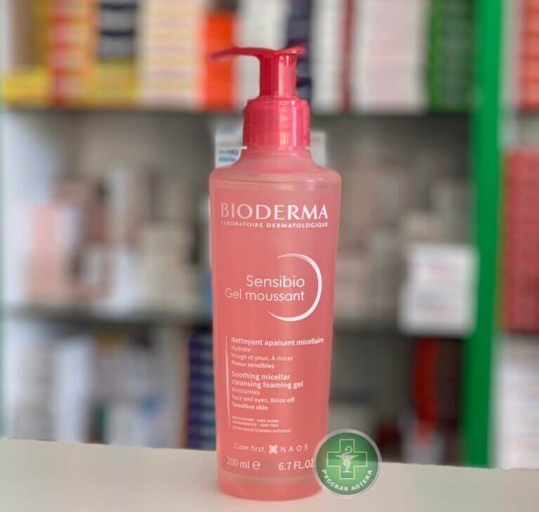 Bioderma Sensibio Очищающий мицеллярный гель для чувствительной кожи 200 мл