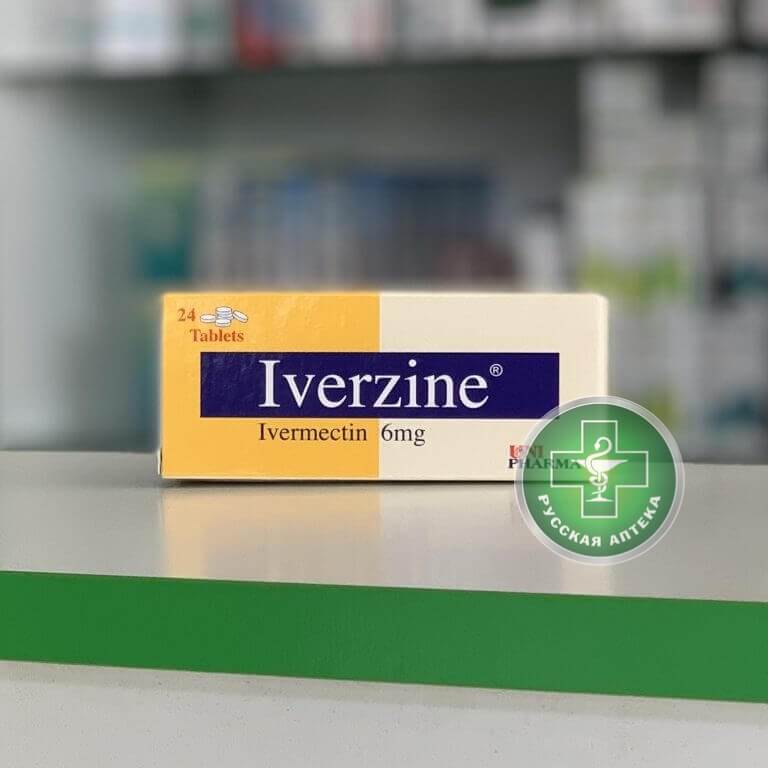 Иверзин 6 мг 24 таблетки