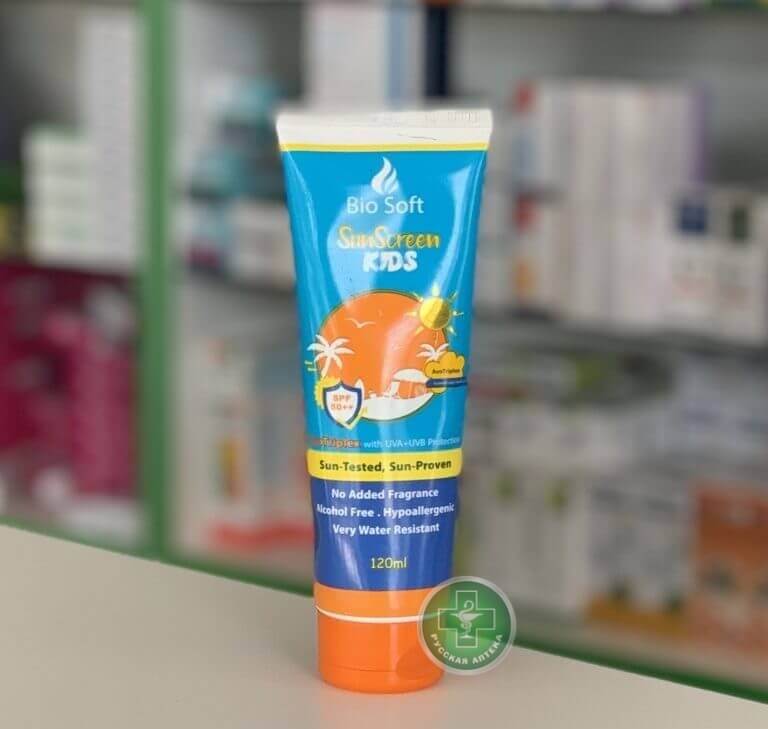 Bio Soft Солнцезащитный крем для детей SPF 50++ 120 мл