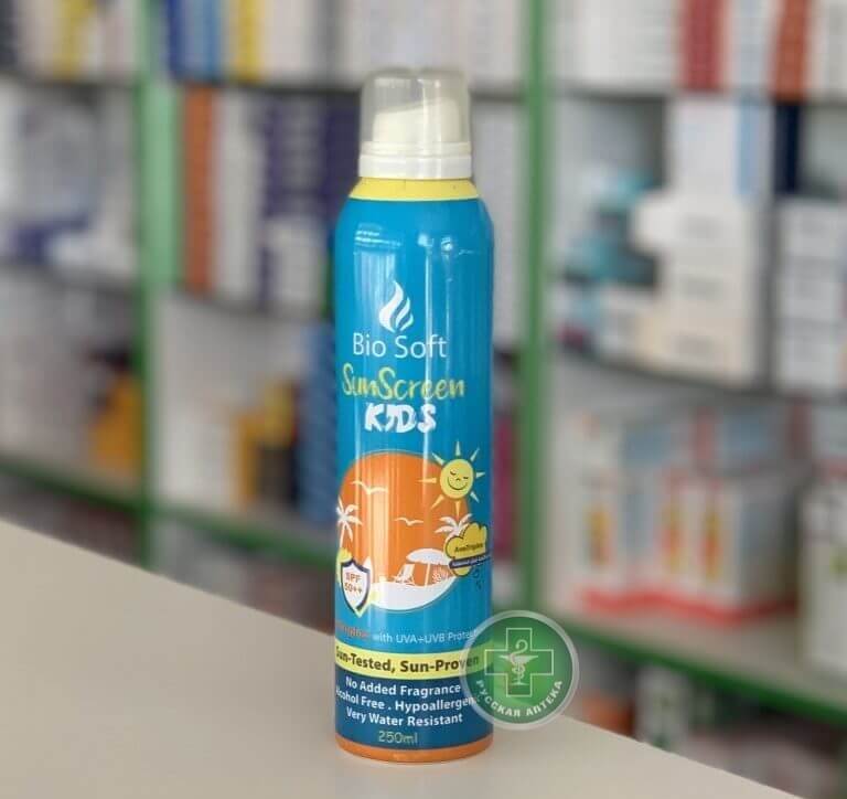 Bio Soft Солнцезащитный спрей для детей SPF 50++ 250 мл