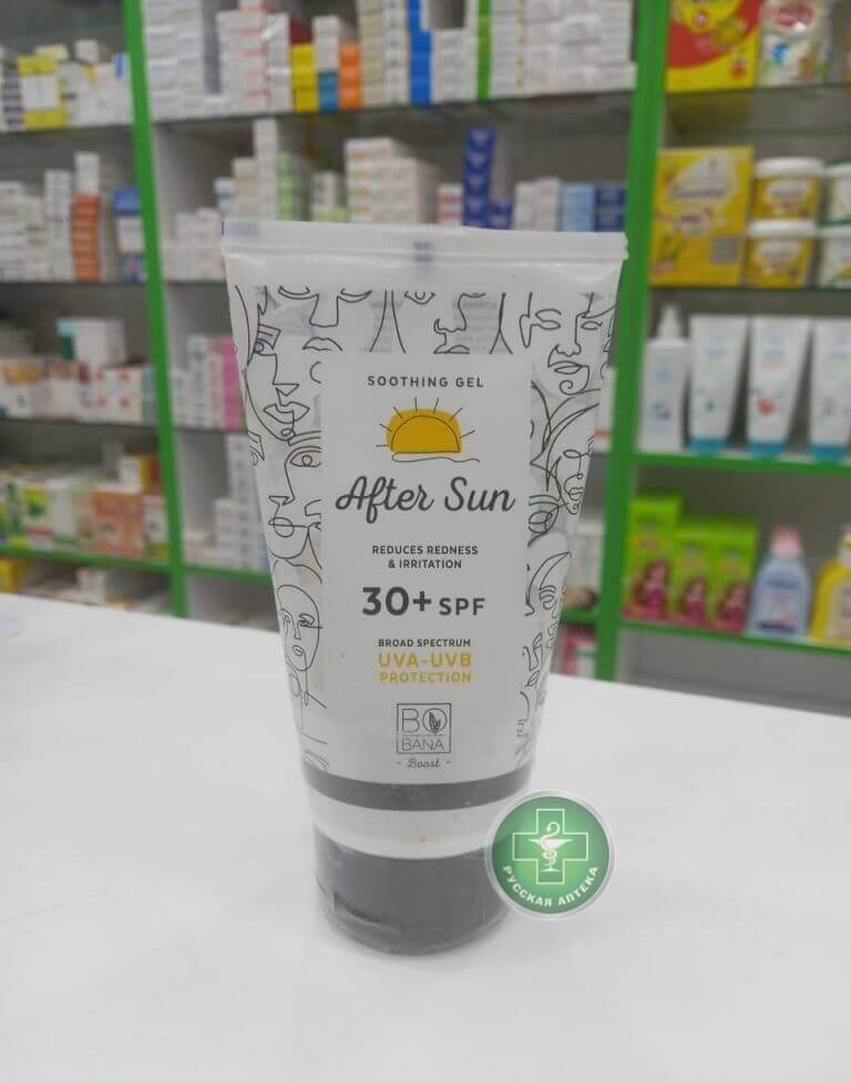 Bobana Успокаивающий гель после загара SPF 30+ 150 мл