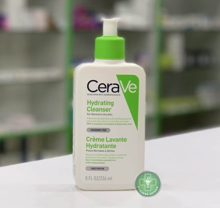 CeraVe Увлажняющее очищающее средство для нормальной и сухой кожи 236 мл