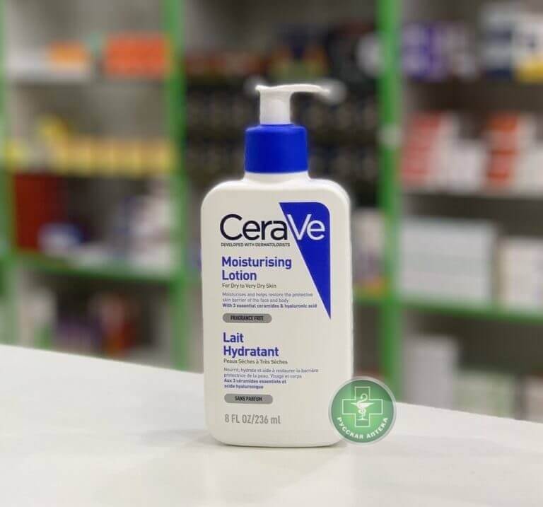 CeraVe Увлажняющий лосьон для сухой и очень сухой кожи лица и тела 236 мл
