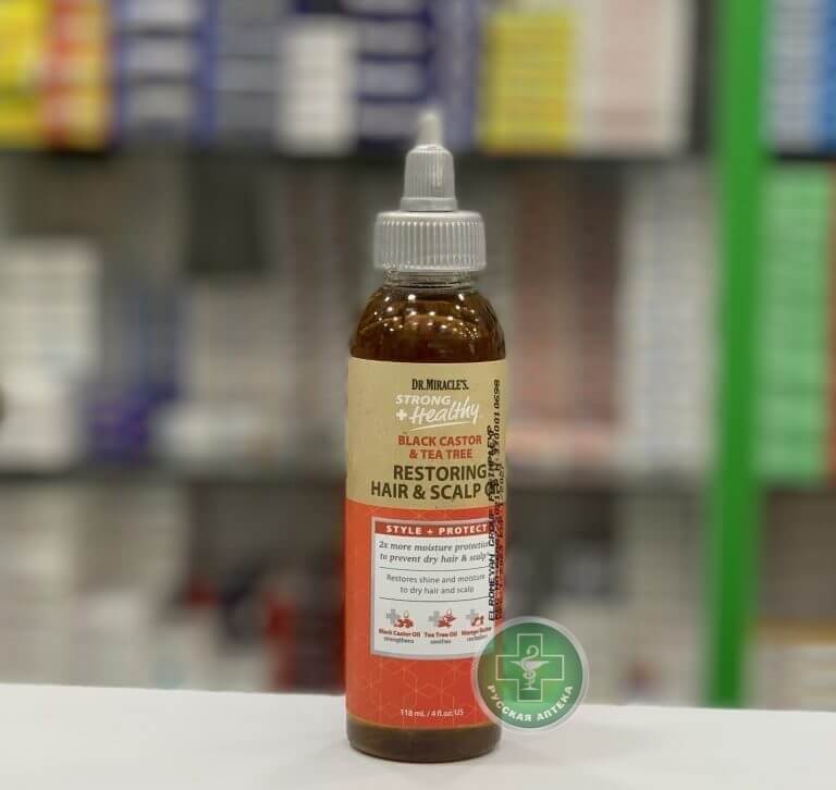 Dr. Miracle's Strong+Healthy Восстанавливающее масло для волос и кожи головы 118 мл