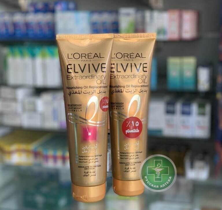 Loreal Elvive Питательный крем‑замена масла для сухих волос 300 мл