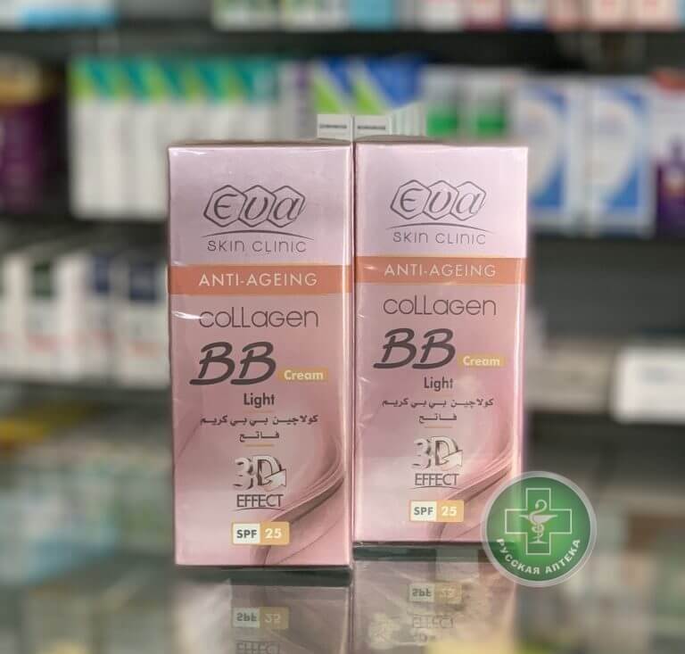 Eva Skin Clinic Антивозрастной ВВ-крем с коллагеном SPF 25 50 мл