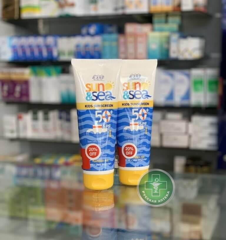 Eva Детский солнцезащитный крем «Солнце и море» SPF 50 200 мл