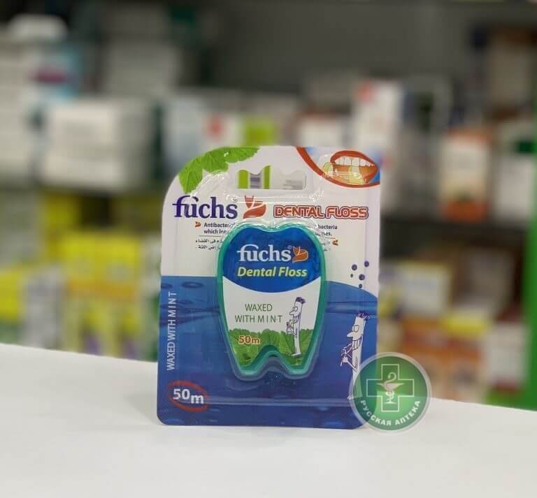 Fuchs Зубная нить 50 м 1 штука
