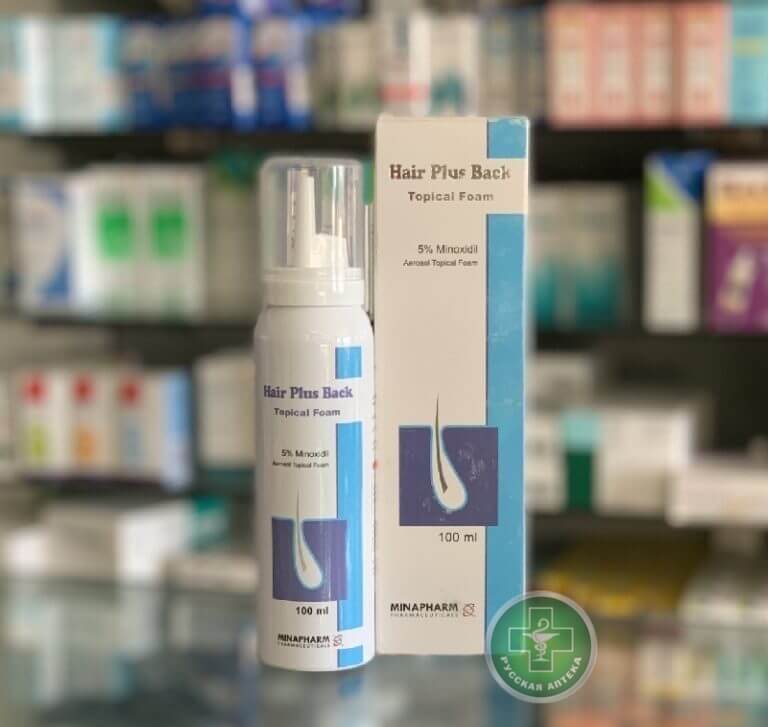 Hair Plus Back 5% Foam 100 ml