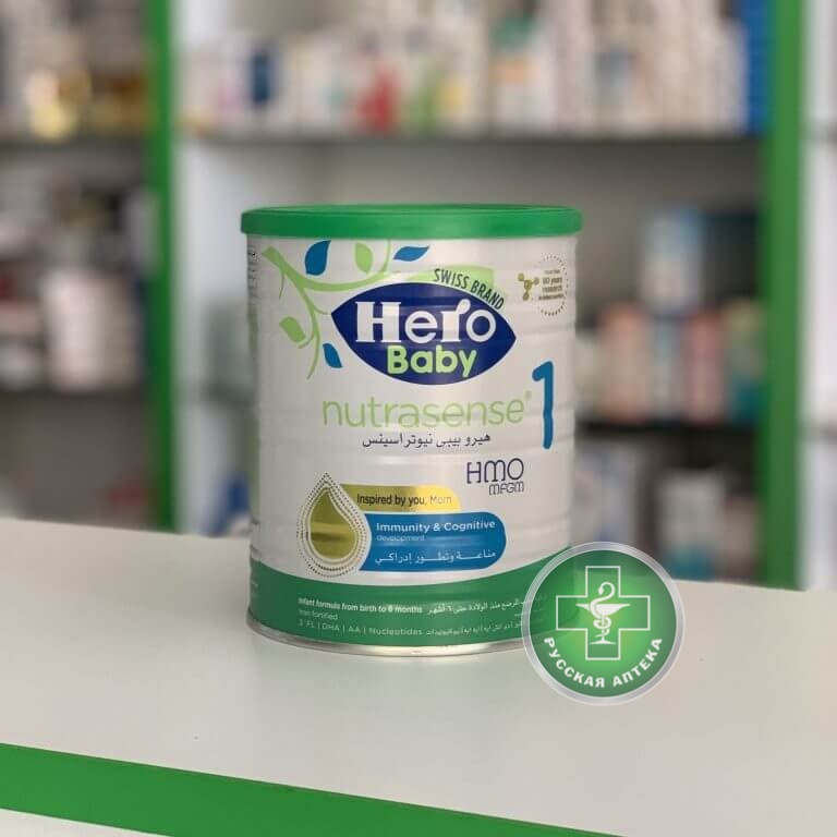 Hero Baby Nutrasense Детская смесь №1, 0-6 месяцев 400 г