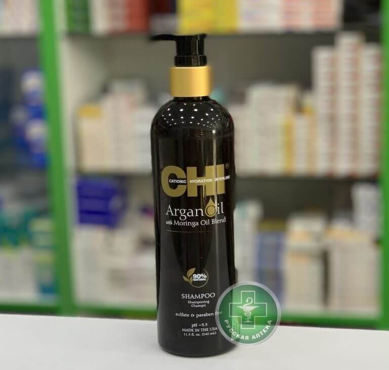 CHI Argan Oil Shampoo with Moringa Oil Blend 340 ml