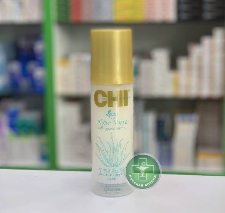 CHI Aloe Vera with Agave Nectar Увлажняющий крем для вьющихся волос с алоэ вера и нектаром агавы 147 мл