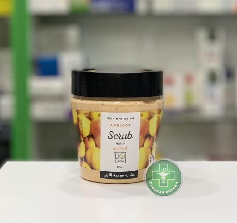 Bobana Skin Whitening Apricot Scrub Cream 300 g