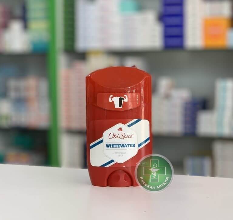 Old Spice Whitewater Мужской твёрдый дезодорант‑стик 50 мл