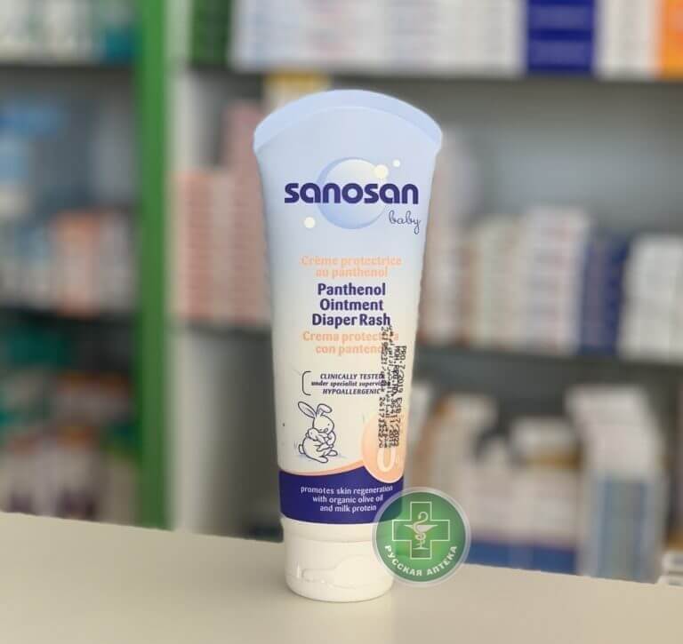 Sanosan Baby Diaper Rash Cream with Panthenol 100 ml