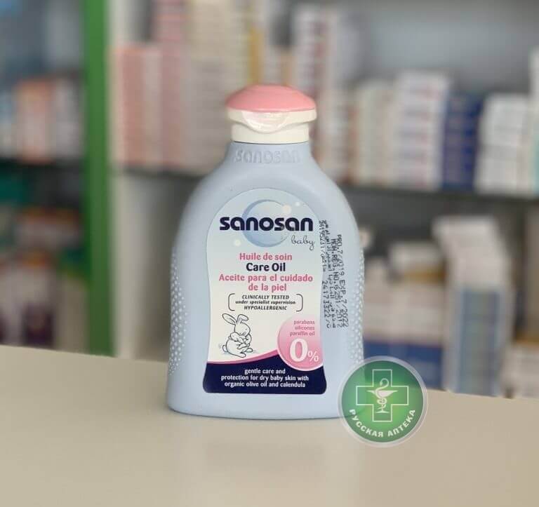 Sanosan Baby Детское масло для ухода за кожей 200 мл