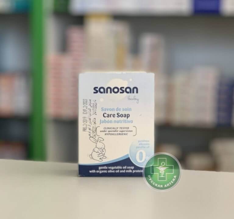 Sanosan Baby Детское мыло для младенцев с молочным протеином 100 г