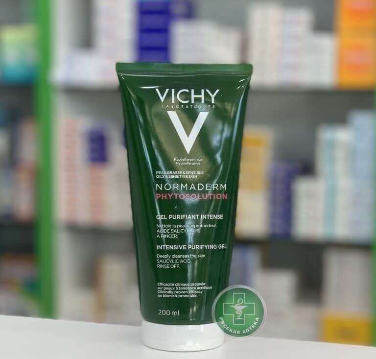 Vichy Normaderm Phytosolution Гель для умывания для жирной кожи 200 мл