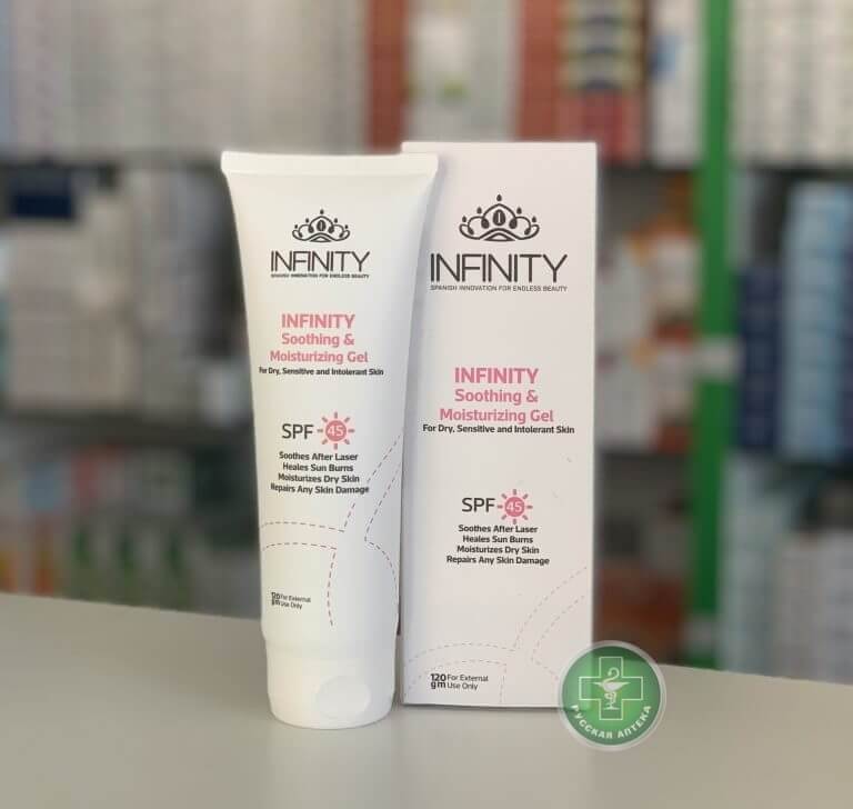 Infinity Успокаивающий и увлажняющий гель SPF 45+ 120 г