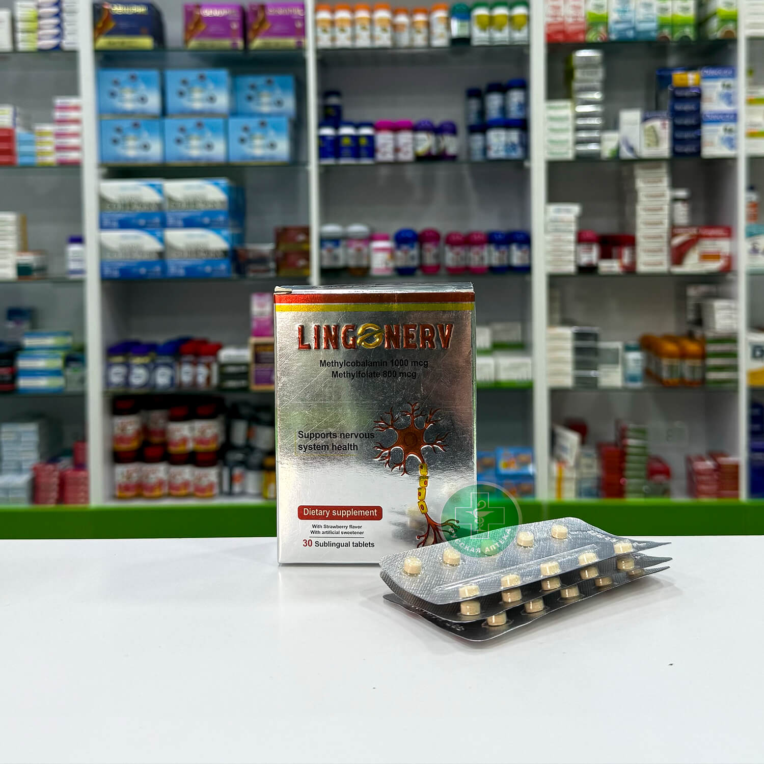 Lingonerv Dietary supplement B Complex vitamins for nervous system support 30 tablets