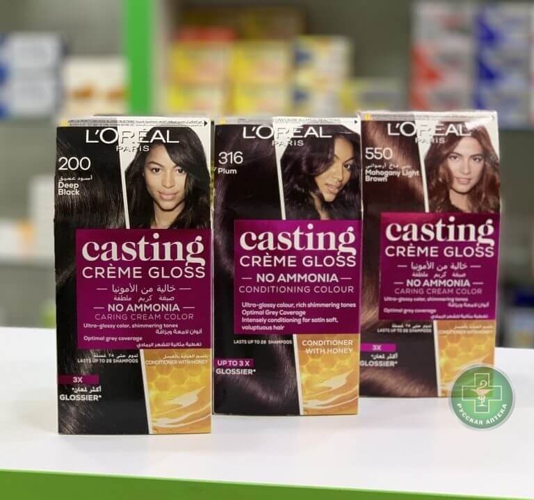 Loreal Casting Creme Gloss Стойкая краска-уход для волос без аммиака 1 набор