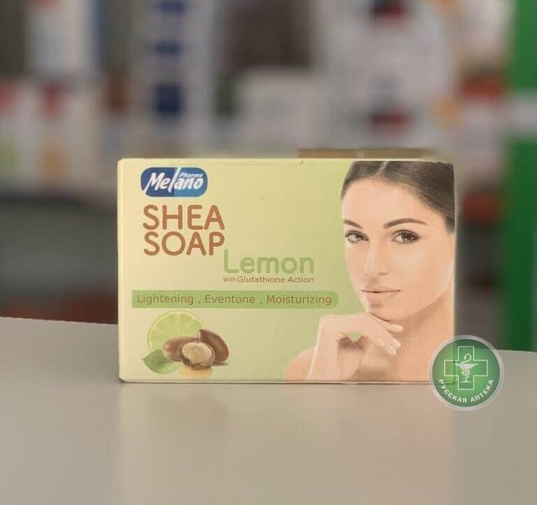 Melano Мыло с маслом ши, лимоном и глутатионом 100 г