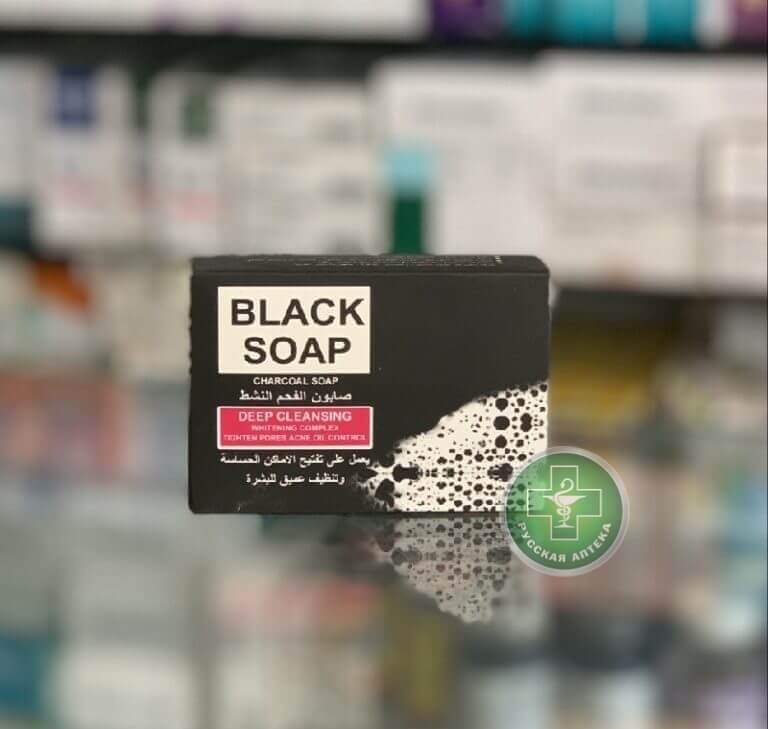 Black soap with charcoal 80 g