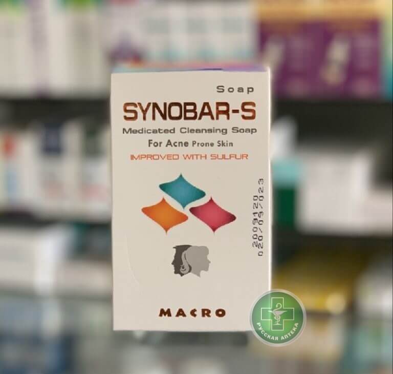 Synobar S Лечебное мыло с серой 100 г
