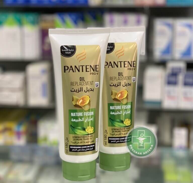 Pantene Pro-V Несмываемый питательный крем-заменитель масла для волос "Слияние с природой" 180 мл