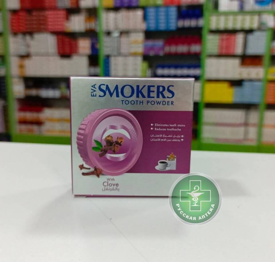 Eva Smokers Зубной порошок с гвоздикой 40 г