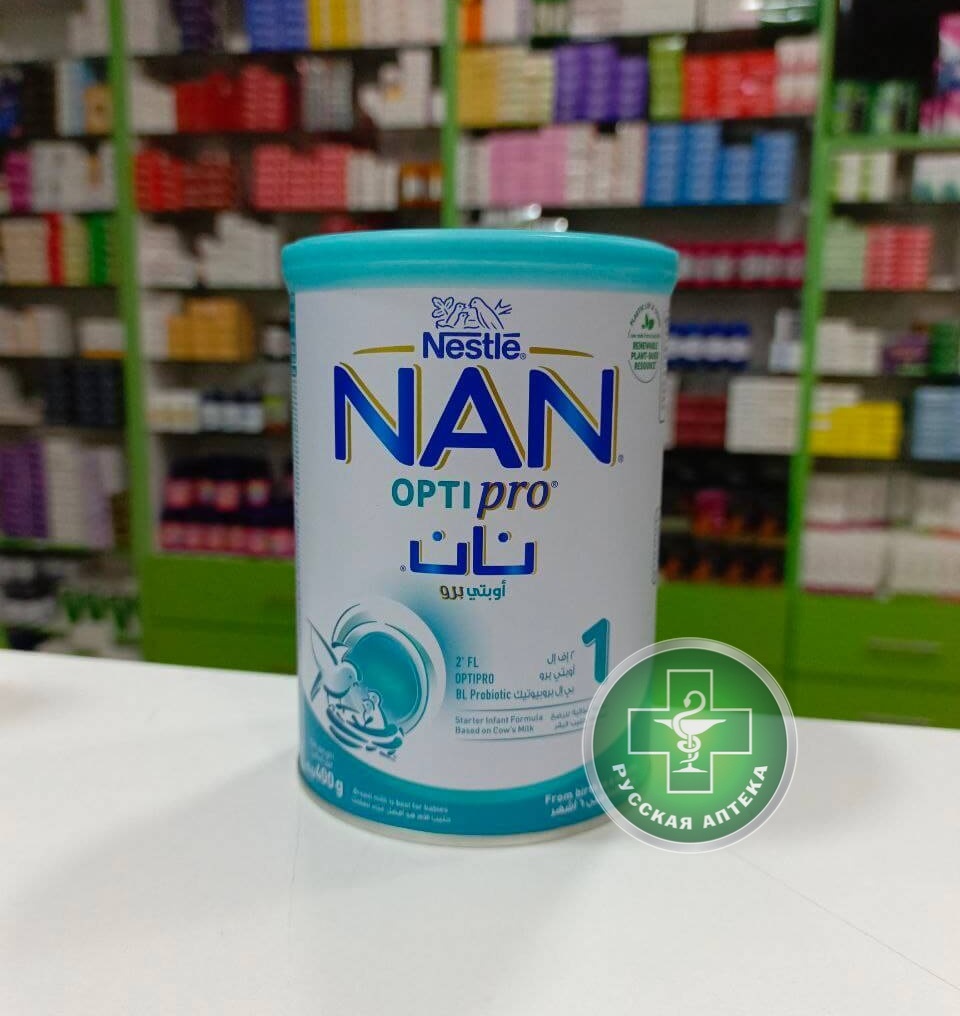 Nestle Nan Optipro Детская молочная смесь №1, 0-6 месяцев 400 г