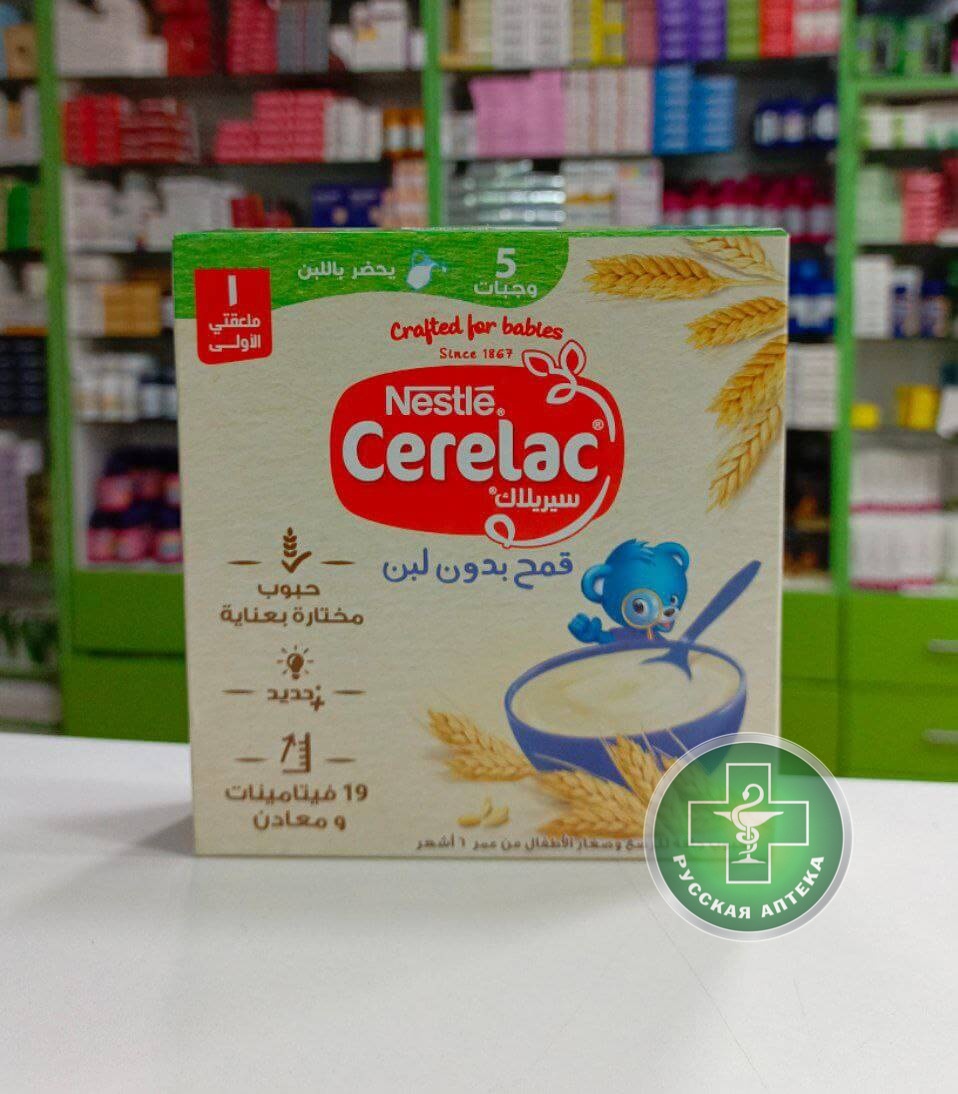 Nestle Cerelac Wheat porridge without milk from 6 months 5 meals