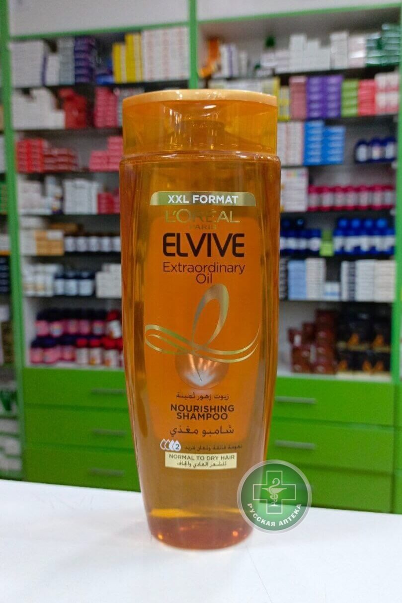 Loreal Paris Elvive Extraordinary Oil Nourishing Shampoo with Jojoba Oil for Normal to Dry Hair 600 ml