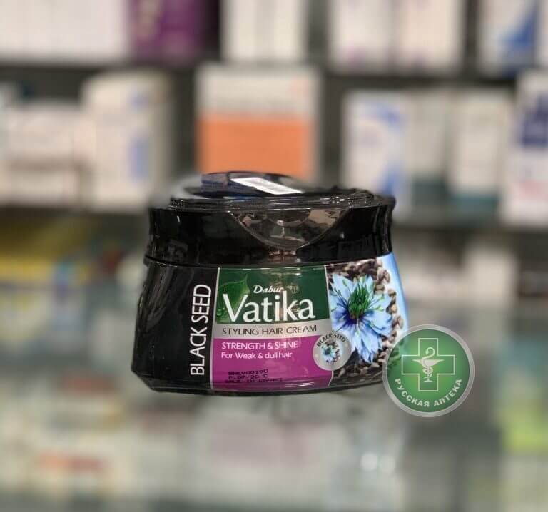 Vatika Крем для укладки волос с экстрактом черного тмина 210 мл