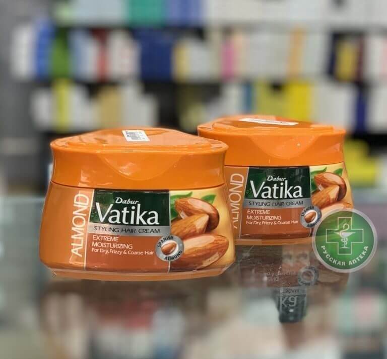 Vatika Крем для укладки волос с испанским миндалем 140 мл