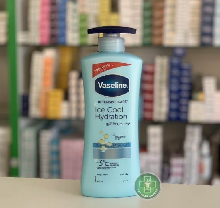 Vaseline Лосьон для тела увлажнение/ледяная прохлада 400 мл