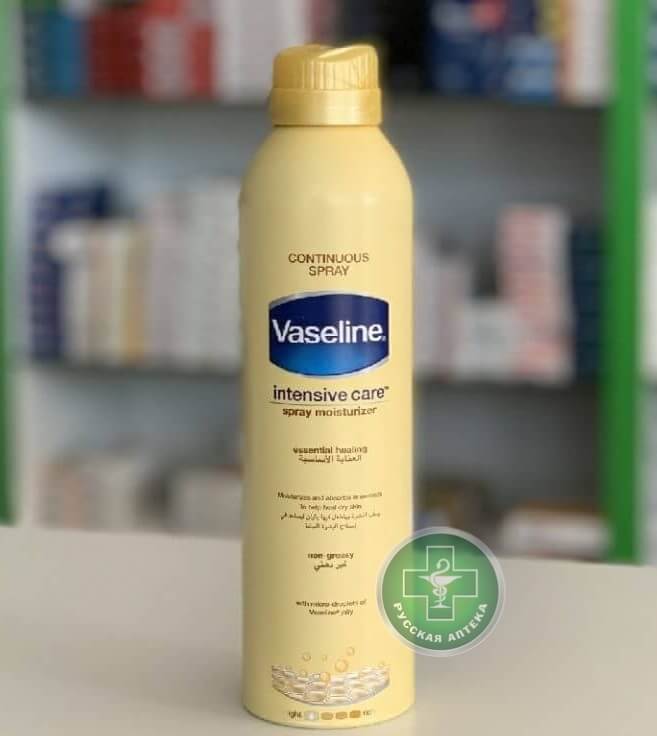 Vaseline Интенсивный уход, увлажняющий лосьон‑спрей с экстрактом овса 190 мл