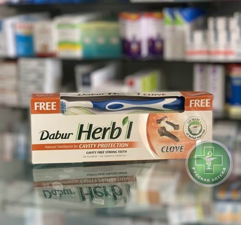 Dabur Herb’l Зубная паста «Защита от кариеса» с гвоздикой 150 г