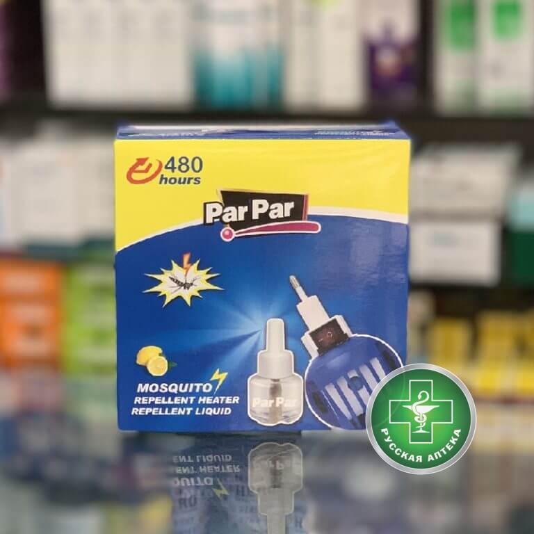 Par Par Фумигатор и жидкость от комаров 480 часов 1 штука