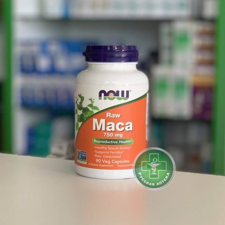 NOW Органическая Мака 90 капсул