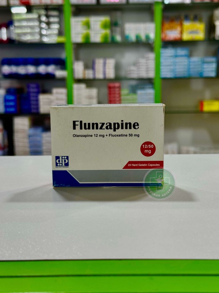 Flunzapine 12/50 mg 20 capsules