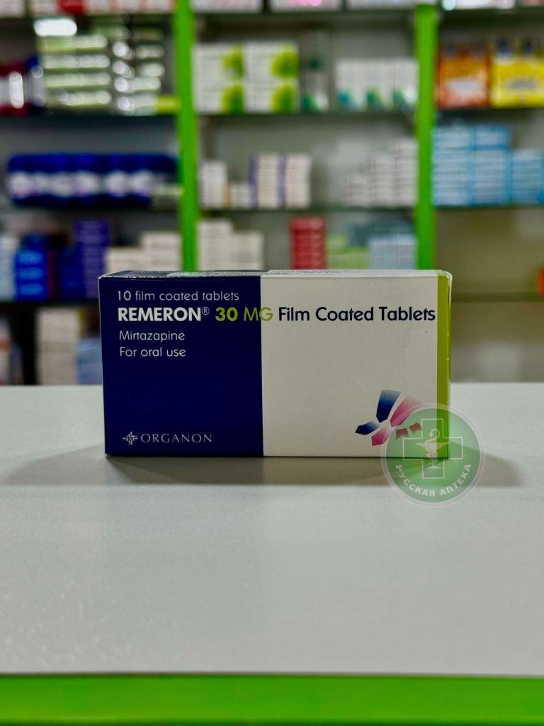 Remeron 30 mg 10 tablets
