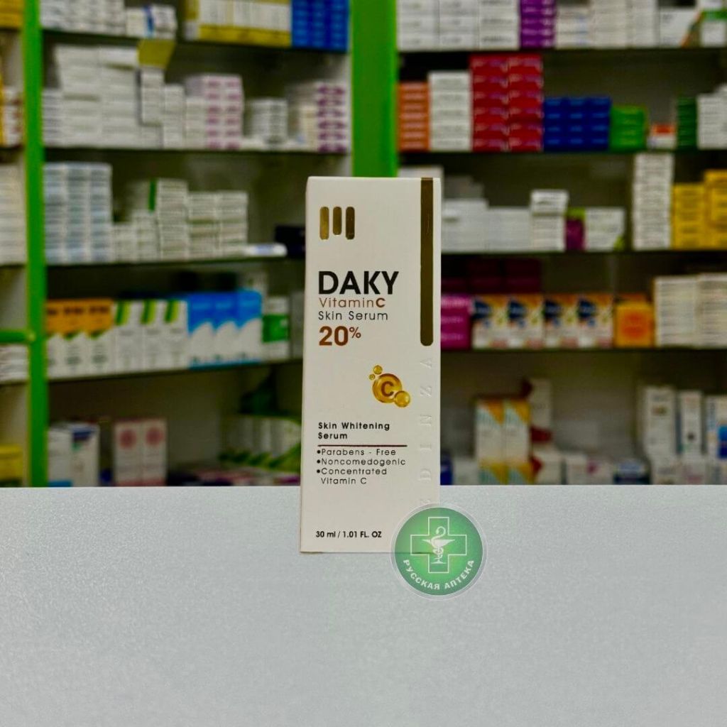Daky Whitening skin serum with vitamin C & hyaluronic acid 30 ml