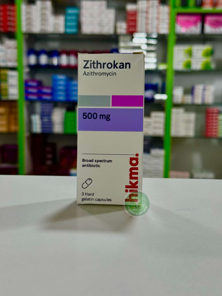 Zithrokan 500 mg 3 capsules