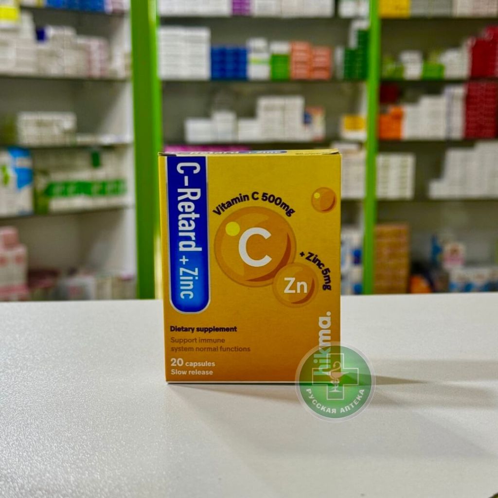 C Retard + Zinc 20 capsules