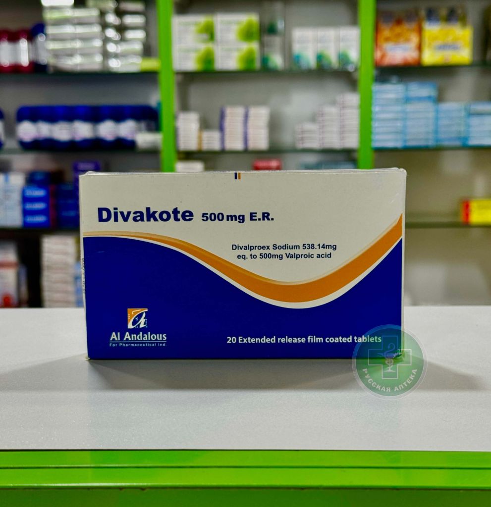 Divakote 500 mg 30 tablets